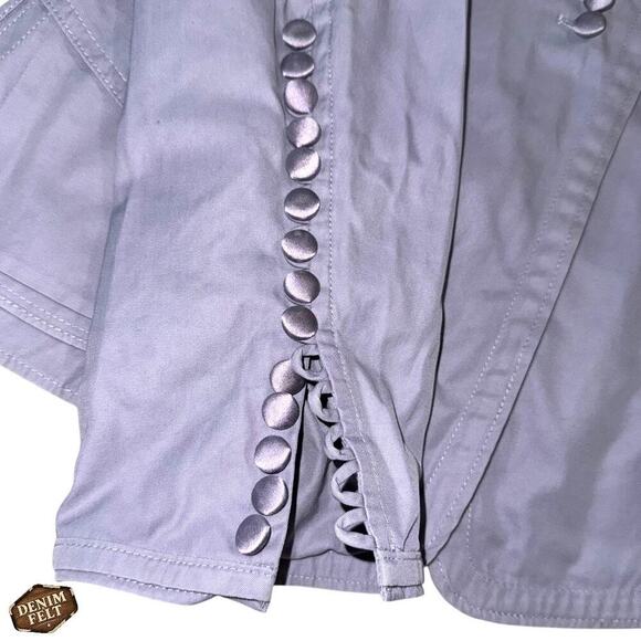 Tom Ford for YVES SAINT LAURENT 2004 (YSL) Runway Jacket Lilac/Grey Size F38 - Picture 11 of 16